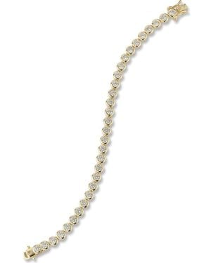 Glaze Jewelry Cubic Zirconia Tennis Bracelet - Metallic