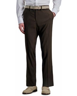 Kenneth Cole Slim Fit Sharkskin Pants - Black