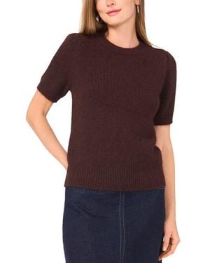 Vince Camuto Puff Sleeve Sweater - Purple