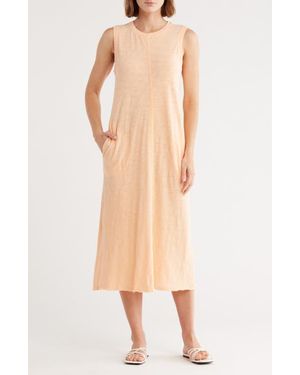 ATM Slub Jersey T-Shirt Dress - Multicolor