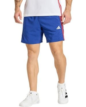 adidas Workout Essentials Base 3-Stripes Shorts - Blue