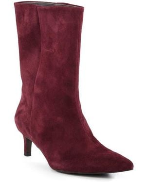 Seychelles Game Changer Pointed Toe Kitten Heel Boot - Red