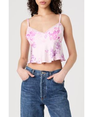 French Connection Elyria Satin Tank - Blue