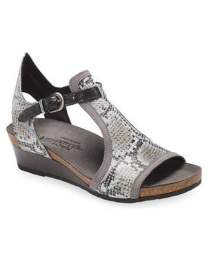Naot Fiona Wedge Sandal - White