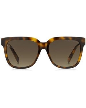 Marc Jacobs 55Mm Square Sunglasses - Brown