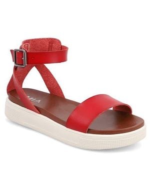 MIA Ellen Platform Sandal - Red
