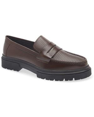 Steve Madden Zarco Penny Loafer - Gray