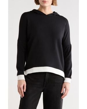 Go Couture High-Low Hoodie - Black