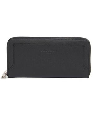 Longchamp Zip Around Wallet - Black
