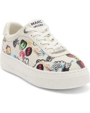 Marc Jacobs Bold Logo Platform Sneaker - White