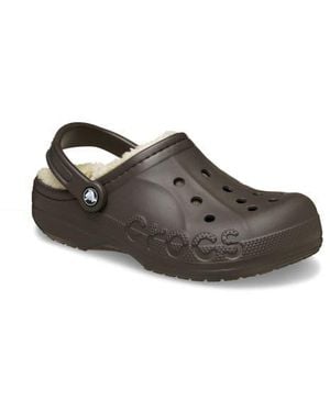 Crocs™ Baya Faux Fur Lined Clog - Brown