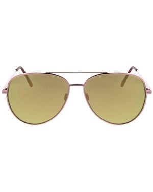 Roxy 58Mm Mod Rounded Aviator Sunglasses - Multicolor
