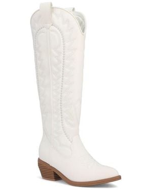 MIA Locklyn Tall Boot - White
