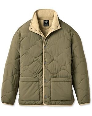UGG Jareth Quilted Shirt Jacket - Green