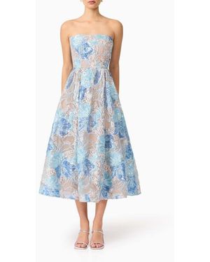 Elliatt Leonie Strapless Cocktail Dress - Blue