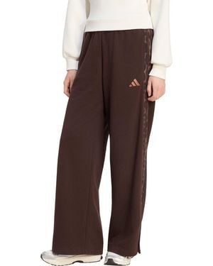 adidas Wide Leg Pants - Brown