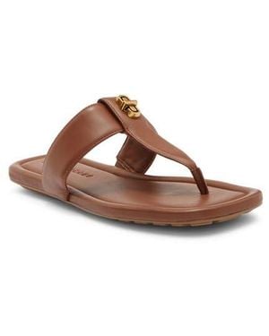 Marc Jacobs The Dual T-Strap Sandal - Brown
