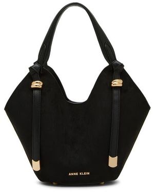 Anne Klein Midi Tote Bag - Black