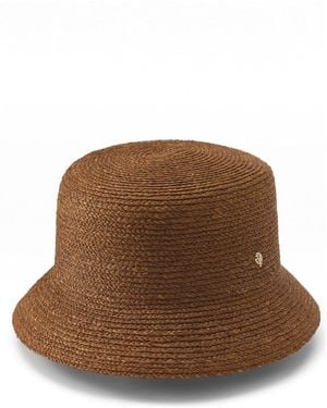 Helen Kaminski Malia Raffia Upf 50+ Bucket Hat - Brown
