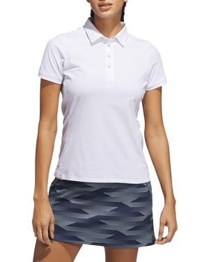 adidas Ultimate365 Tour Twist Knit Polo - White