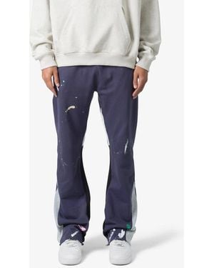 MNML Contrast Bootcut Sweatpants - Blue