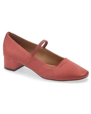 Madewell Greta Mary Jane Pump - Red