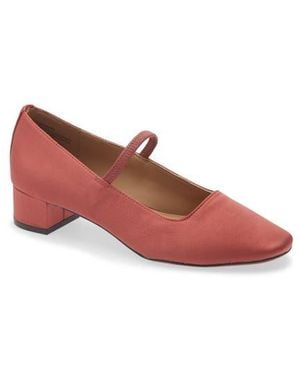 Madewell Greta Mary Jane Pump - Red