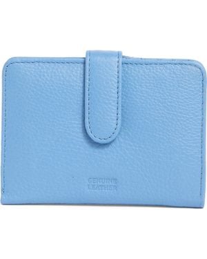 MUNDI SMALL LEATHER GOODS Campbell Leather Wallet - Blue