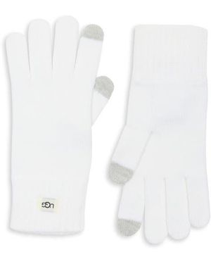 UGG Tech Knit Gloves - White