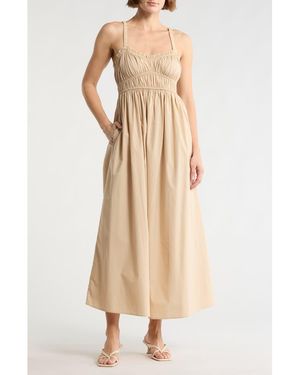 BOSS Dalza Cotton Dress - Natural