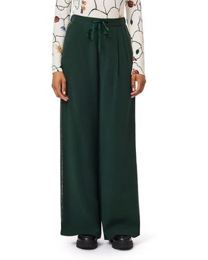 Scotch & Soda Tie Waist Wide Leg Pants - Green