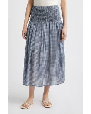 Nation Ltd Tiered Smocked Waist Skirt - Multicolor