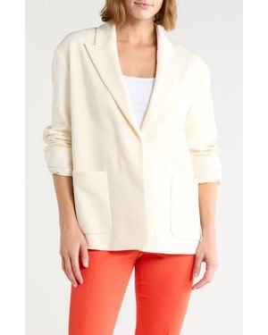 Longchamp Notched Lapel Blazer - Natural