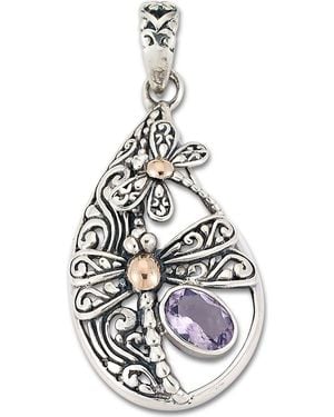 Samuel B. Dragonfly Pendant - Metallic