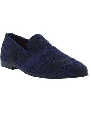 Robert Graham Aizome Smoking Slipper - Blue