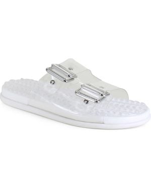 BCBGeneration Gelly Slide Sandal - White