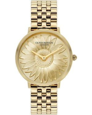 Olivia Burton Sunflower Bracelet Watch, 35Mm - Metallic