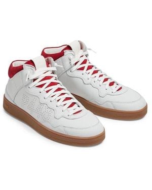 P448 Vert High Top Sneaker - White