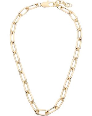 Juvell Paper Clip Chain Necklace - Yellow