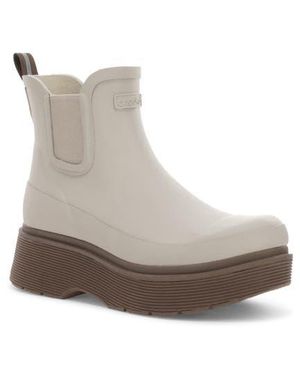 Chooka Platform Chelsea Rain Boot - Gray