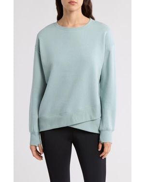 Balance Collection Aria Crossover Pullover - Blue