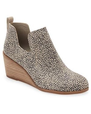TOMS Kallie Wedge Bootie - Brown