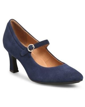 Söfft Sienna Pointed Toe Mary Jane Pump - Blue