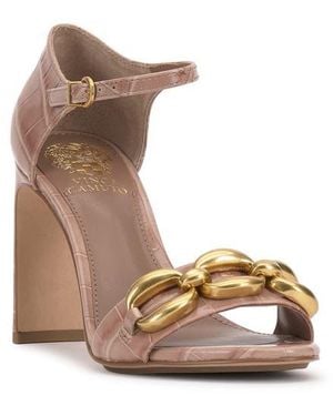 Vince Camuto Aurelia Ankle Strap Sandal - Brown