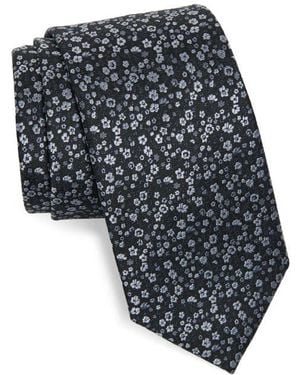 Tommy Hilfiger Amora Floral Tie - Black