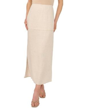 Parker Column Skirt - Natural