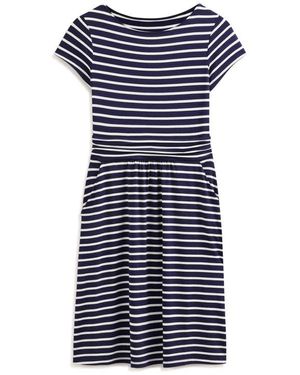 Boden Amelie Print Jersey Dress - Blue