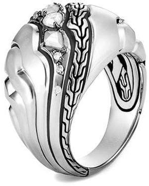 John Hardy Lahar Diamond Dome Ring - Multicolor