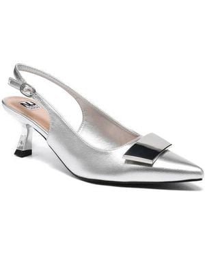 Ninety Union Lana Slingback Kitten Heel Pump - White