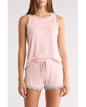 Honeydew Intimates Intimates All American Shortie Pajamas - Pink